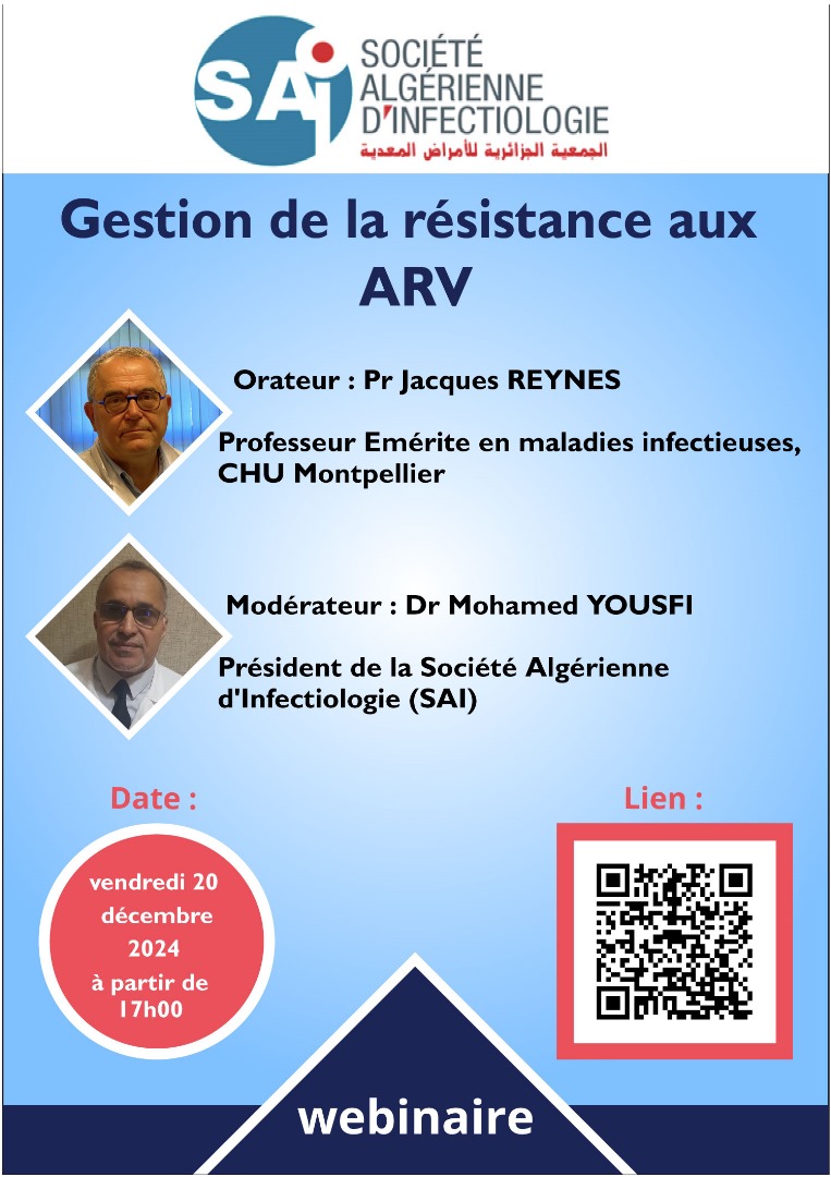 Webinaire : Gestion de la résistance aux ARV